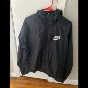 Black Nike windbreaker